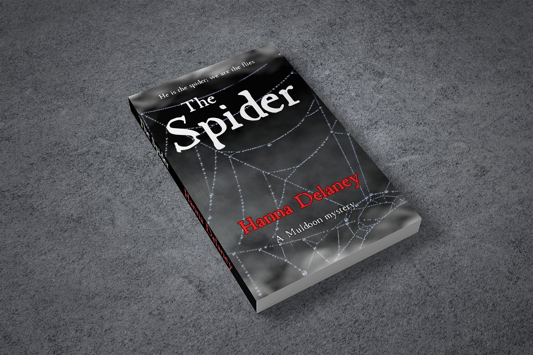 The Spider by Hanna Delaney paperback cover, Victorian Gothic Crime novel set in 1892 Liverpool