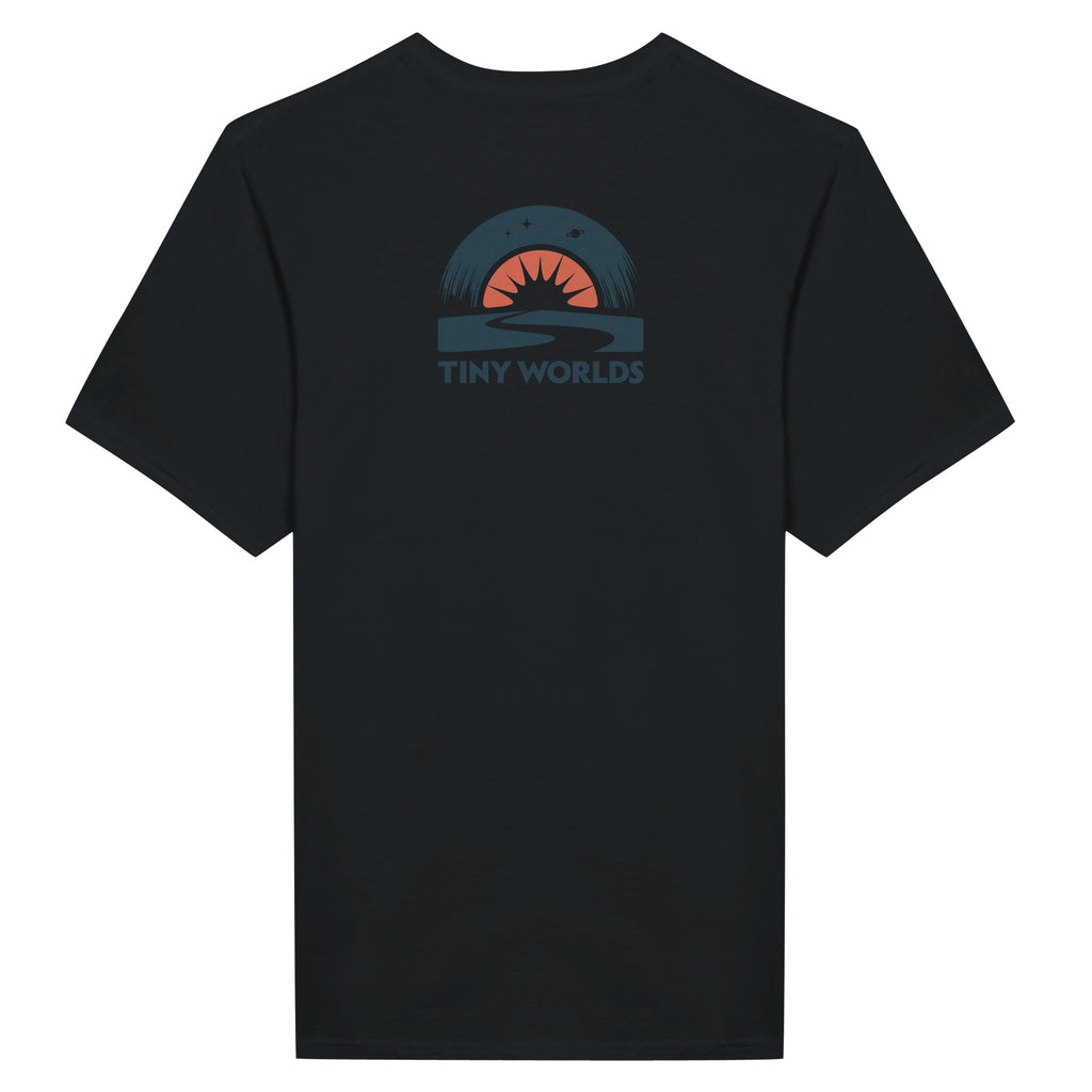 Tiny Worlds Publishing tshirt back
