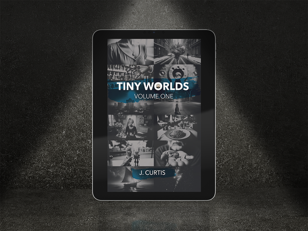 Cover of Volume One by J. Curtis, a short fiction collection in magical realism